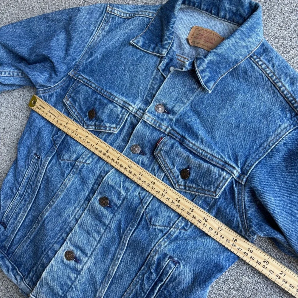 Levi's Denim Type 3 Jacket Mens 38 M Blue Trucker Made in USA Vintage 4-Pocket